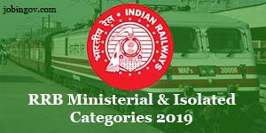 RRB Ministerial And Isolated Categories 2019 Exam Answer Key Released ON 22 FEBRUARY: