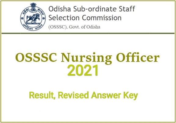 OSSSC Nursing Officer Revised Answer Key Download
