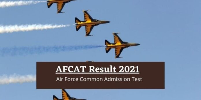 Indian Air Force (AFCAT-01/2021) 2021 Result Released