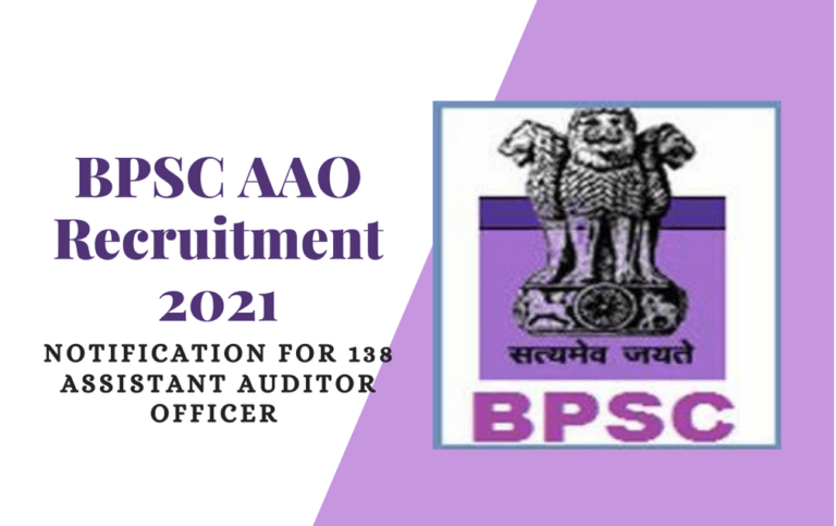 BPSC AAO Online Form 2021